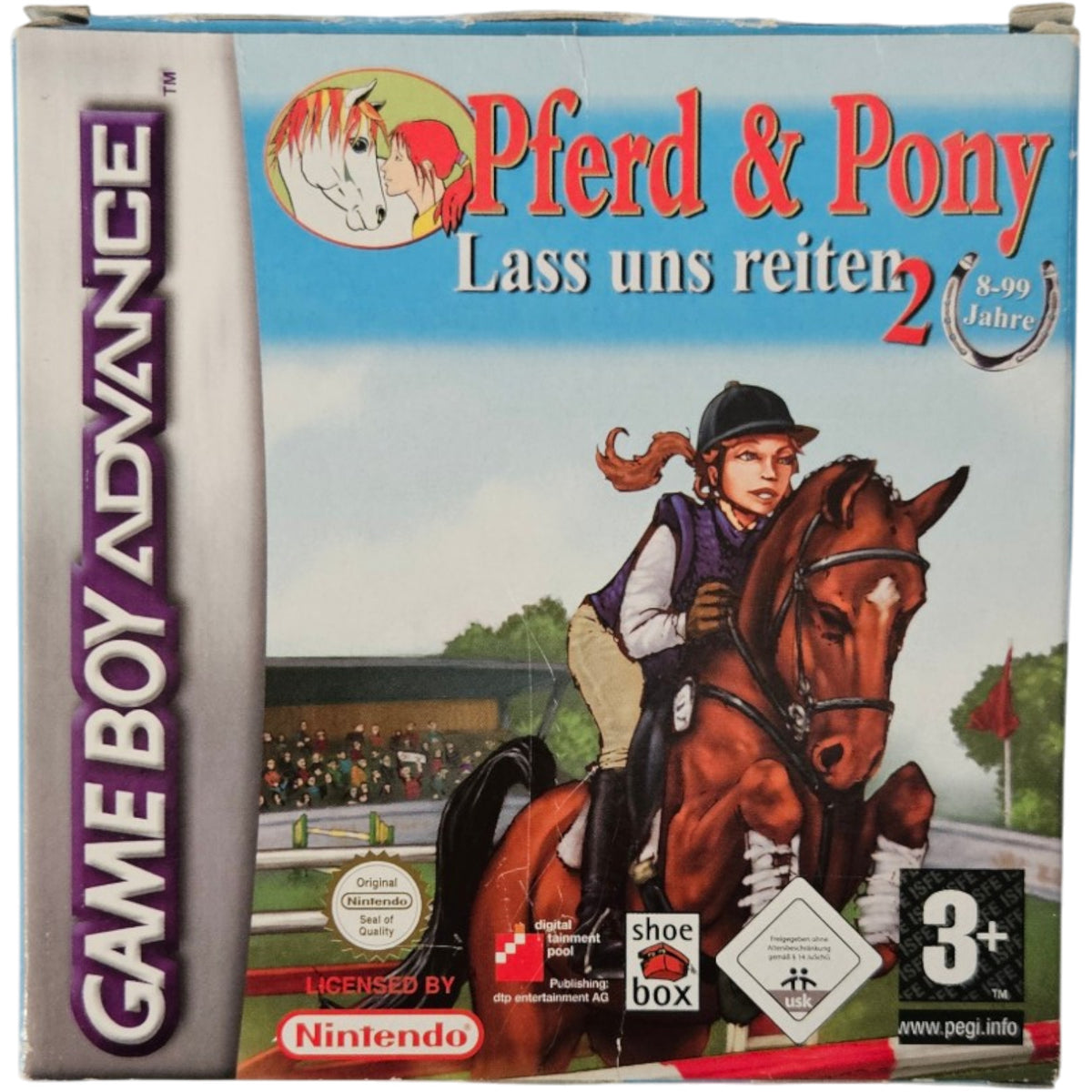 Pferd & Pony - Lass uns Reiten 2 -  Gameboy Advance- GBA - OVP