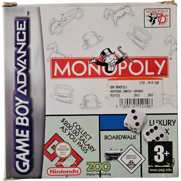 Monopoly -  Gameboy Advance- GBA - OVP