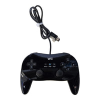 Wii - Original Nintendo Wii Classic Controller Pro Schwarz