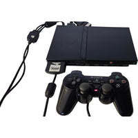 Playstation 2 Konsole / Schwarz / Slim / Controller / Spiele / Memorycard