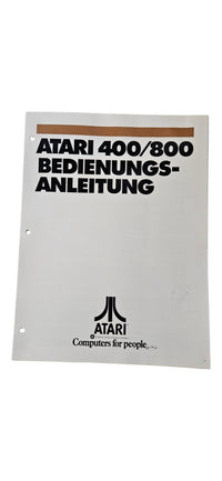 Anleitungen für Atari Computer Komponente und Spiele. /  Atari 600 / 800 XL