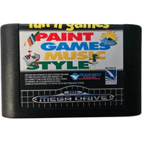 Paint Games Music Style- Sega Mega Drive