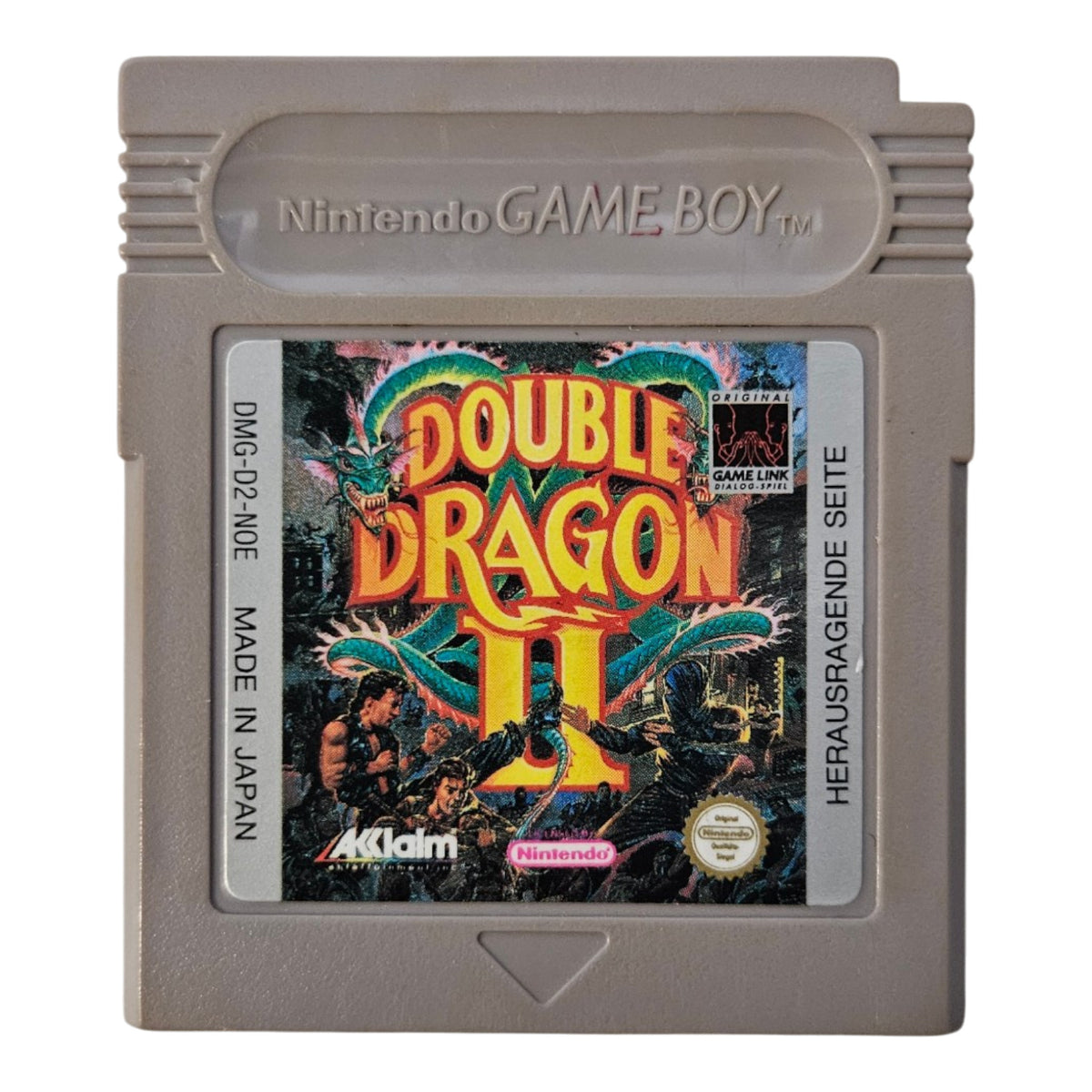Double Dragon II - Nintendo Game Boy  / GB