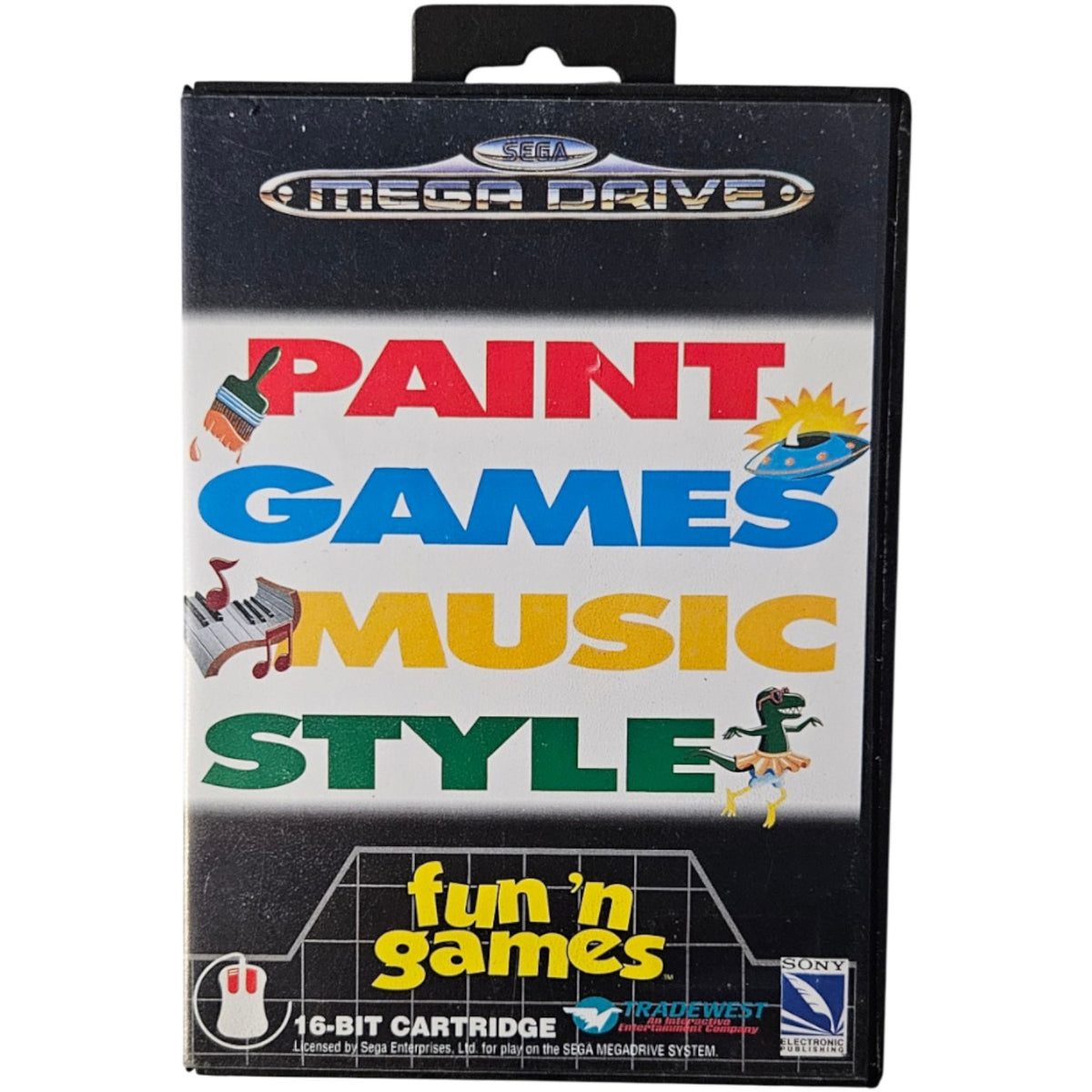 Paint Games Music Style- Sega Mega Drive