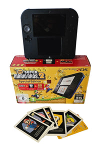 Nintendo 2DS - New Super Mario Bros 2 Edition  - Blau/Schwarz - OVP