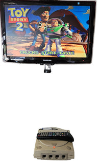 Sega Dreamcast Konsole + HDMI Adapter
