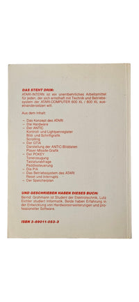 Großes Atari Buch Paket - Peeks & Pokes Etc. / Intern - Atari 600 / 800 XL