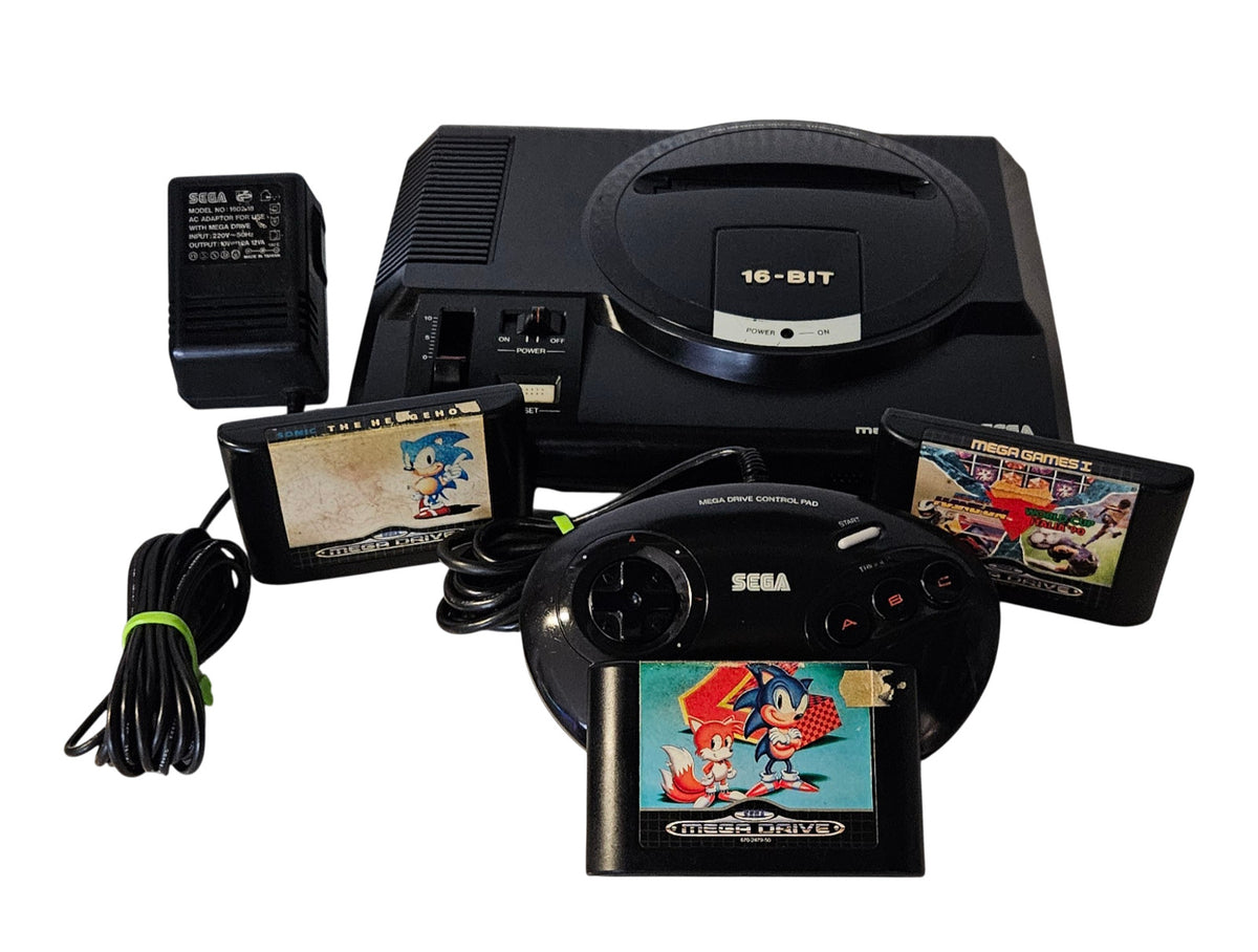 Sega Mega Drive Konsole mit Controller + Spiele