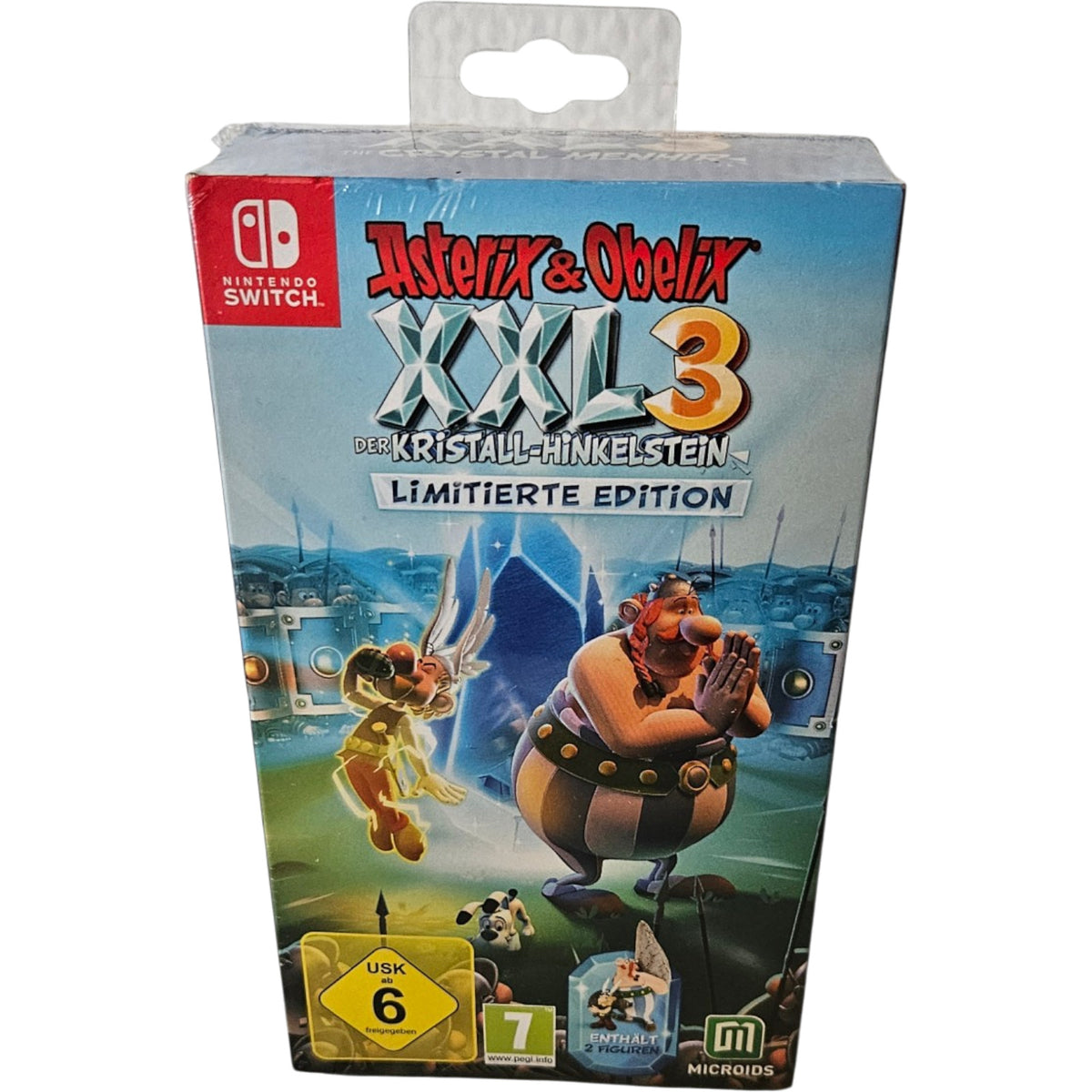 Asterix & Obelix XXL 3 Der Kristall Hinkelstein - Limitierte Edition- Nintendo Switch - NEU