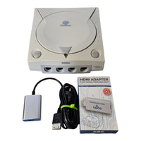 Sega Dreamcast Konsole + HDMI Adapter