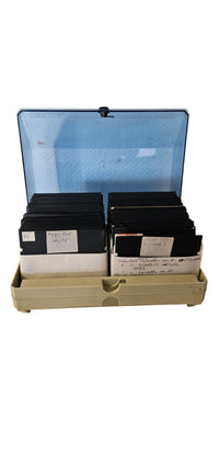 Doppel Diskettenbox mit Disketten für Commodore 64 -159 Stk - 5,25" -  C64