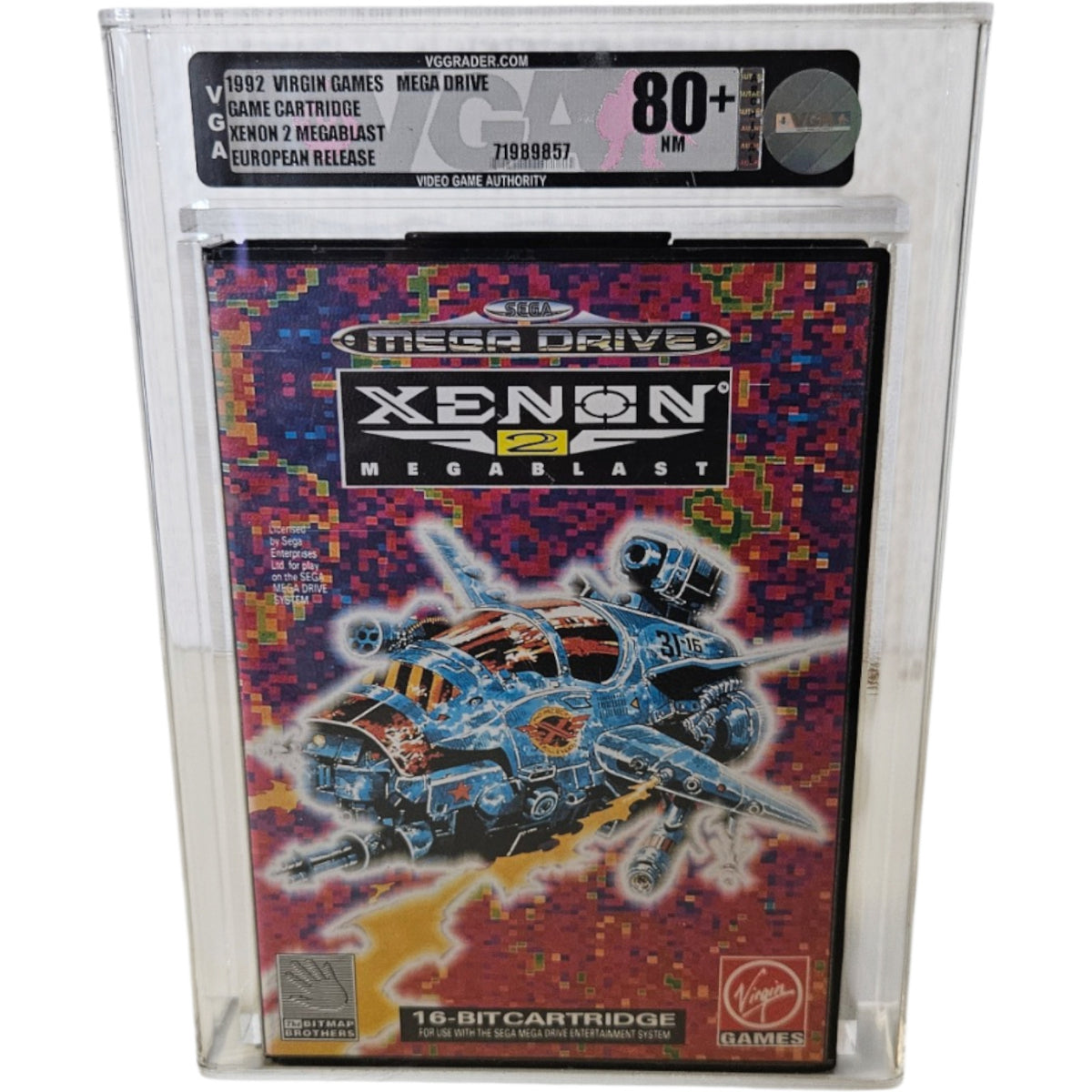 Xenon 2 Megablast - VGA Gradet 80+ NM / PAL - Sega Mega Drive