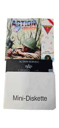 Action Service- Nur Diskette + Cover - Commodore 64/128 / C64 - C128
