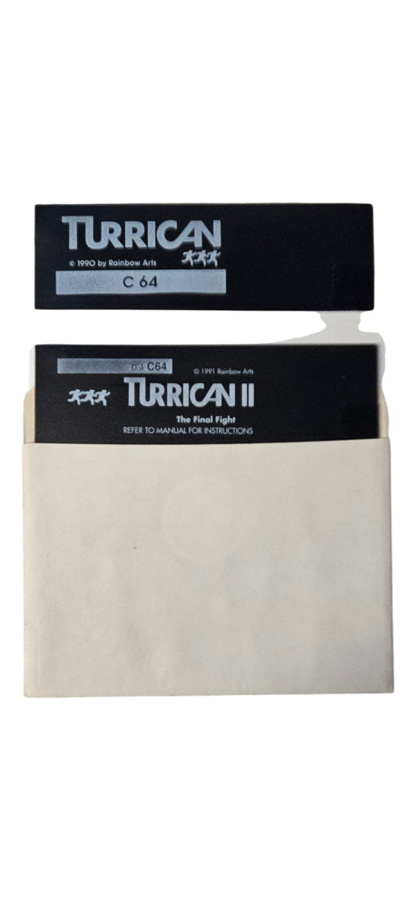 Turrican I + II - Nur Diskette - Commodore 64/128 / C64 - C128