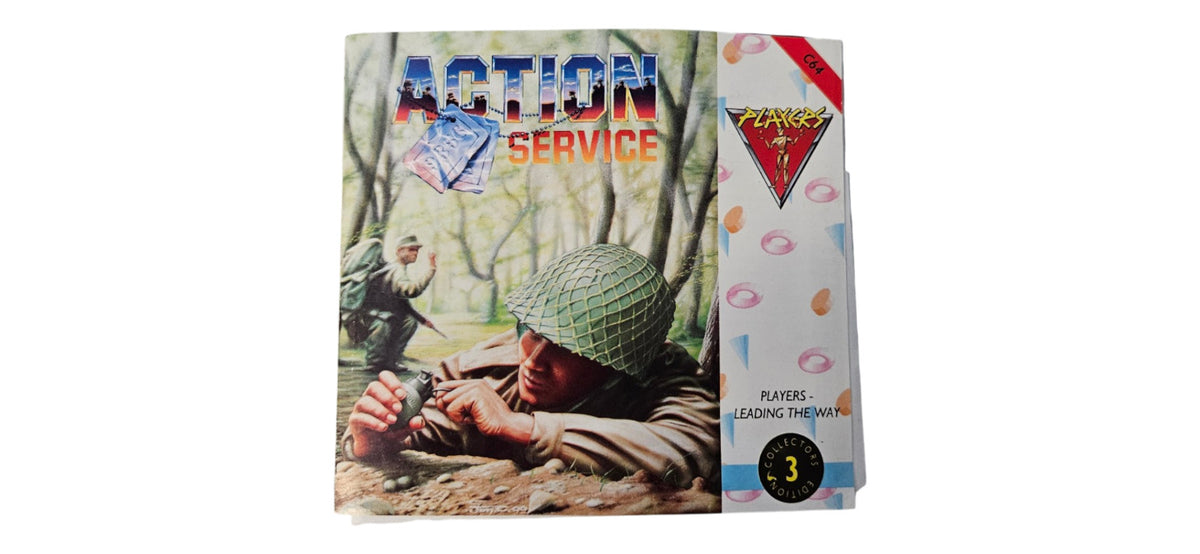 Action Service- Nur Diskette + Cover - Commodore 64/128 / C64 - C128