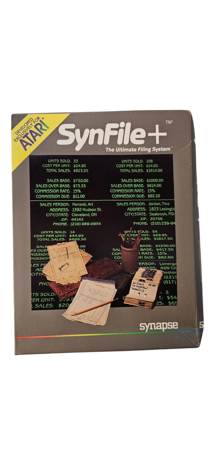 SynFile + The Ultimate Filling System -  für Atari 400, 800, XL, XE