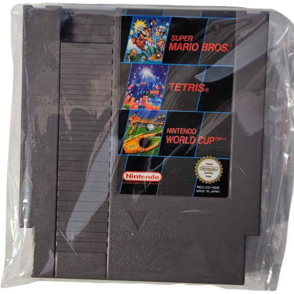 3 in 1 - Super Mario - Tetris - World Cup  - Nintendo NES
