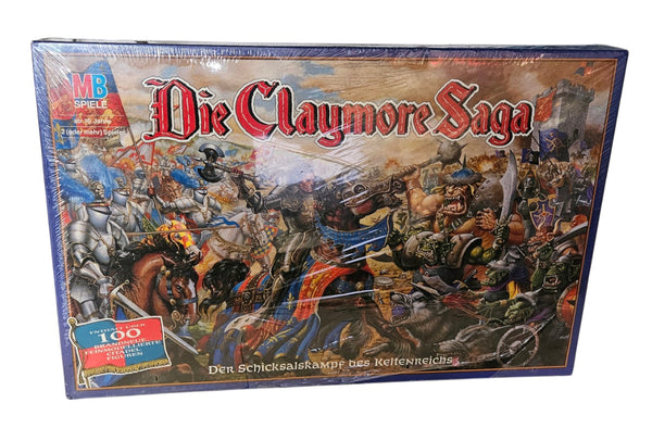 Die Claymore Saga - OVP - Verschweißt - MB Spiel aus dem Jahr 1992 - Brettspiel