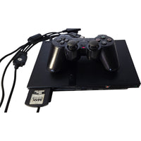 Playstation 2 Konsole / Schwarz / Slim / Controller / Spiele / Memorycard