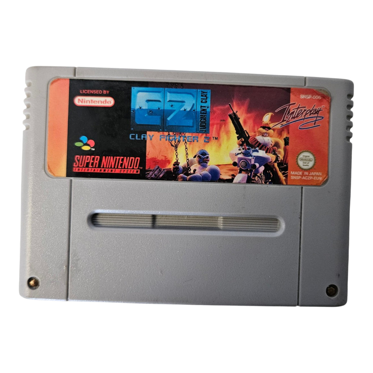 Clay Fighter 2  - Super Nintendo - SNES - Nur Modul